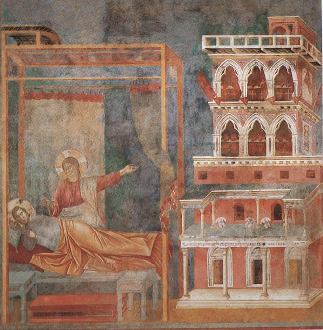 Giotto, Sogno delle armi, Assisi, Basilica superiore