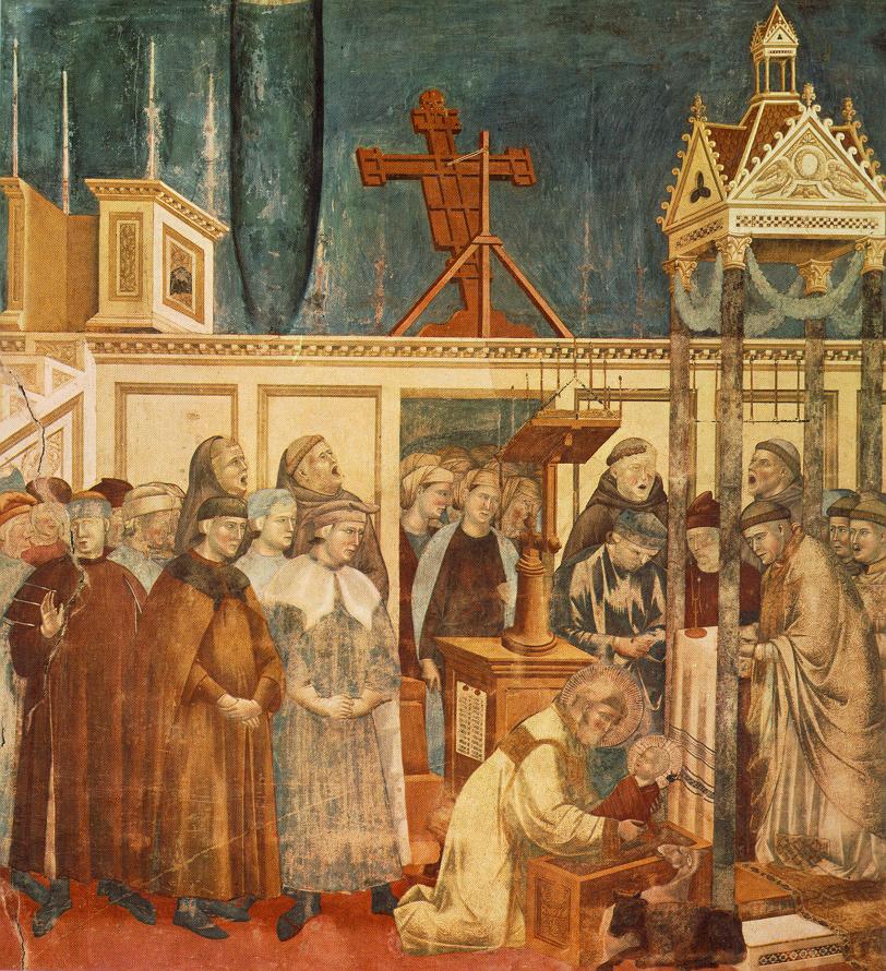 Giotto, Presepe di Greccio, Assisi, Basilica superiore