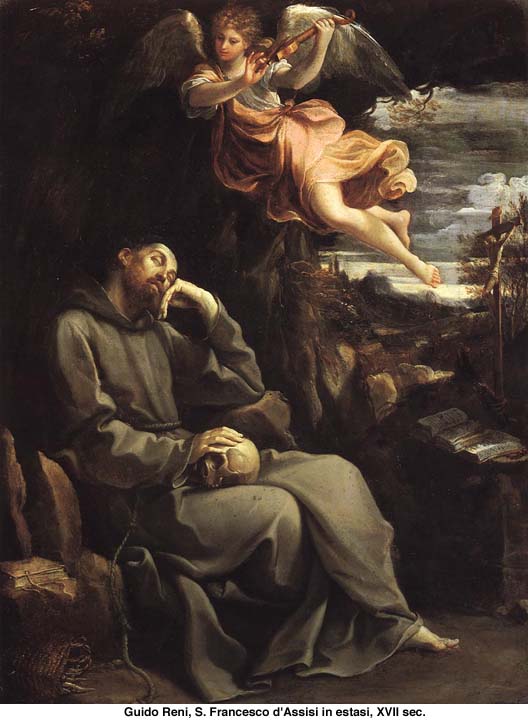 Guido Reni, San Francesco in estasi, XVII secolo, olio su tela